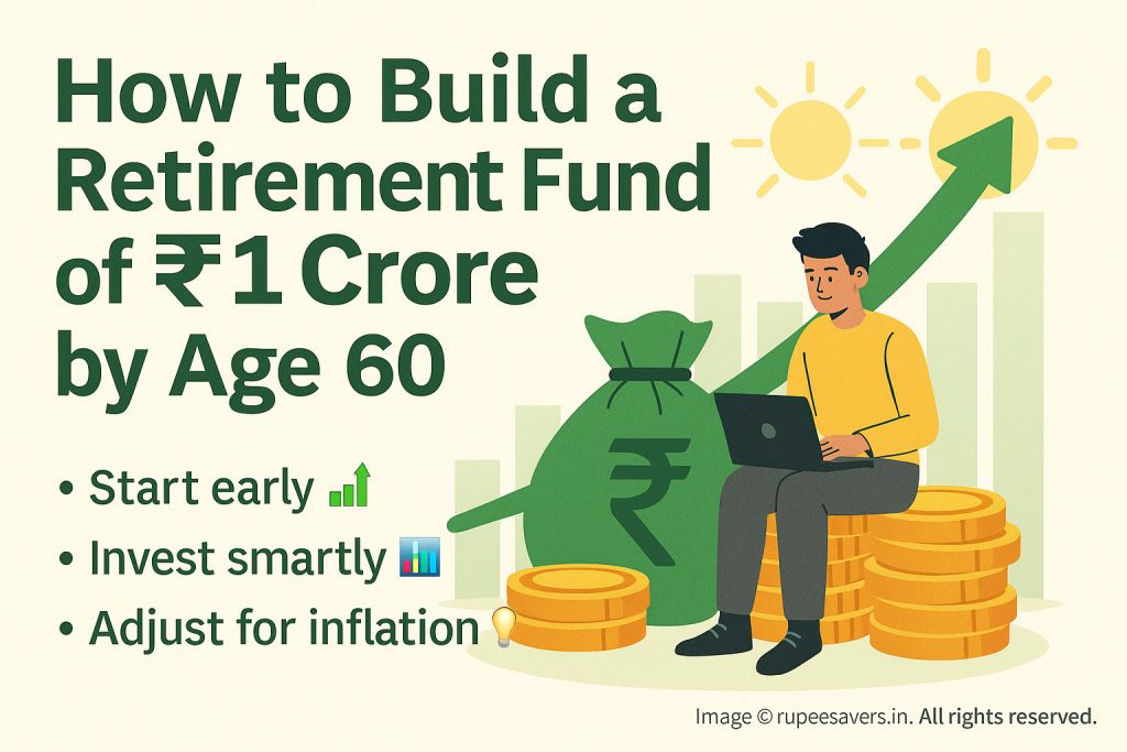 How to Build a Retirement Fund of ₹1 Crore by Age 60