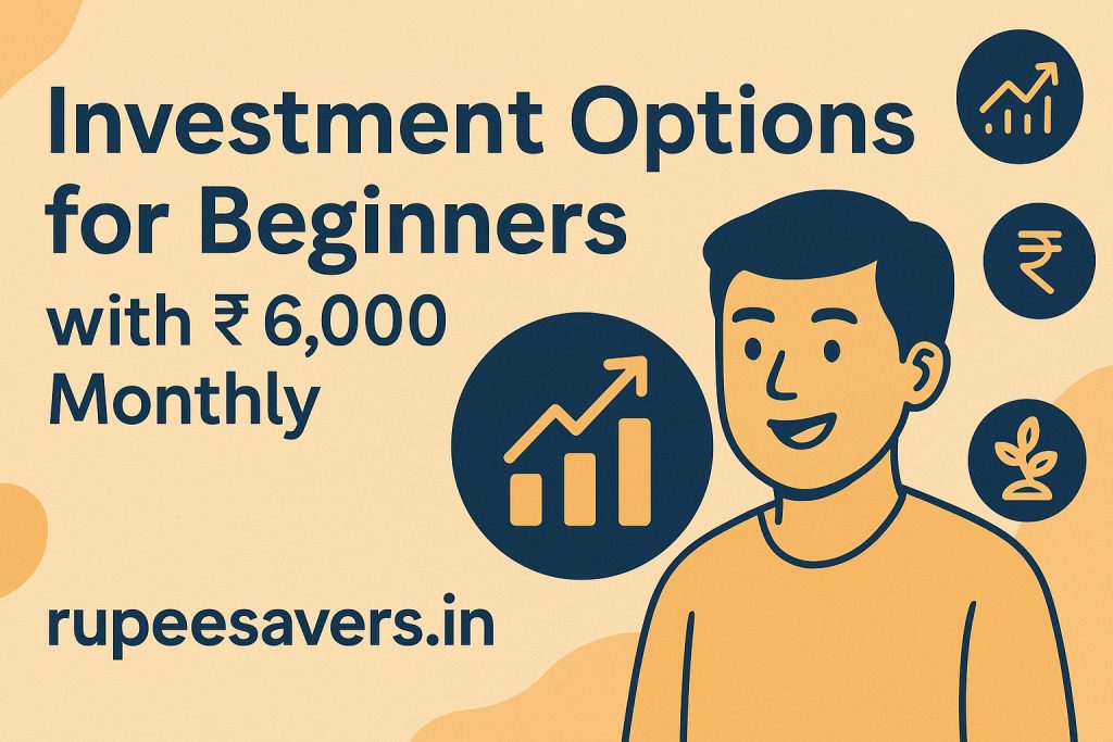 Top Investment Options for Beginners with ₹6,000 Monthly